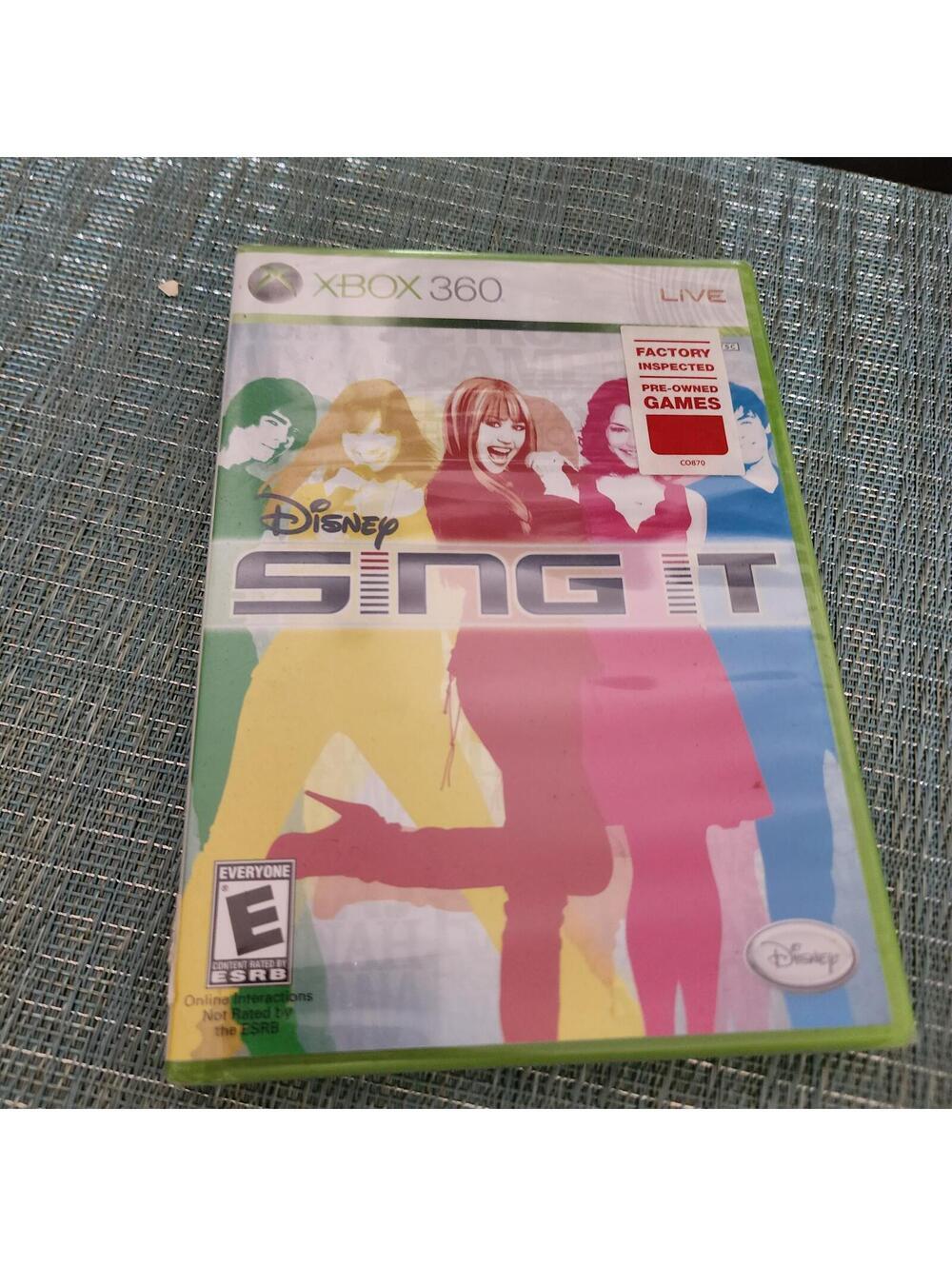 Disney Sing It Xbox 360 Factory Sealed New Karaoke Singing Game Microsoft